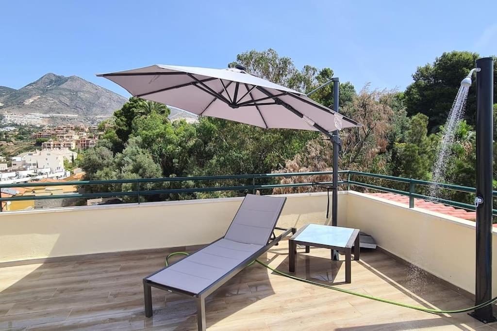 Luxury Penthouse With Sea&Mountain Views & Hot Tub - Tranquility & Rest Apartment Benalmadena Exterior photo